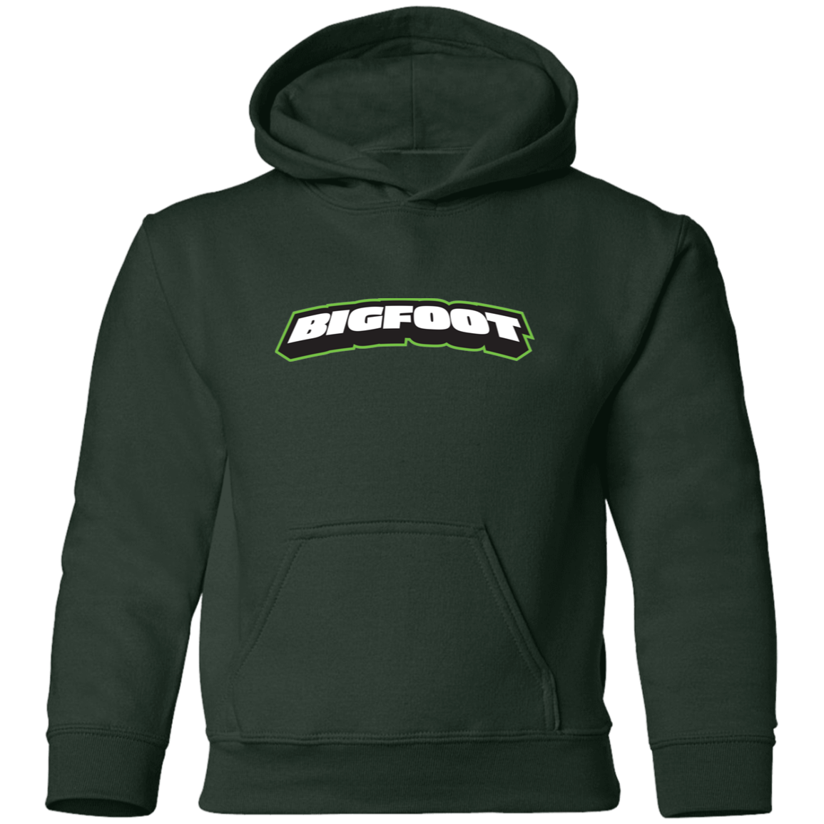 Bold Text Bigfoot Youth Pullover Hoodie