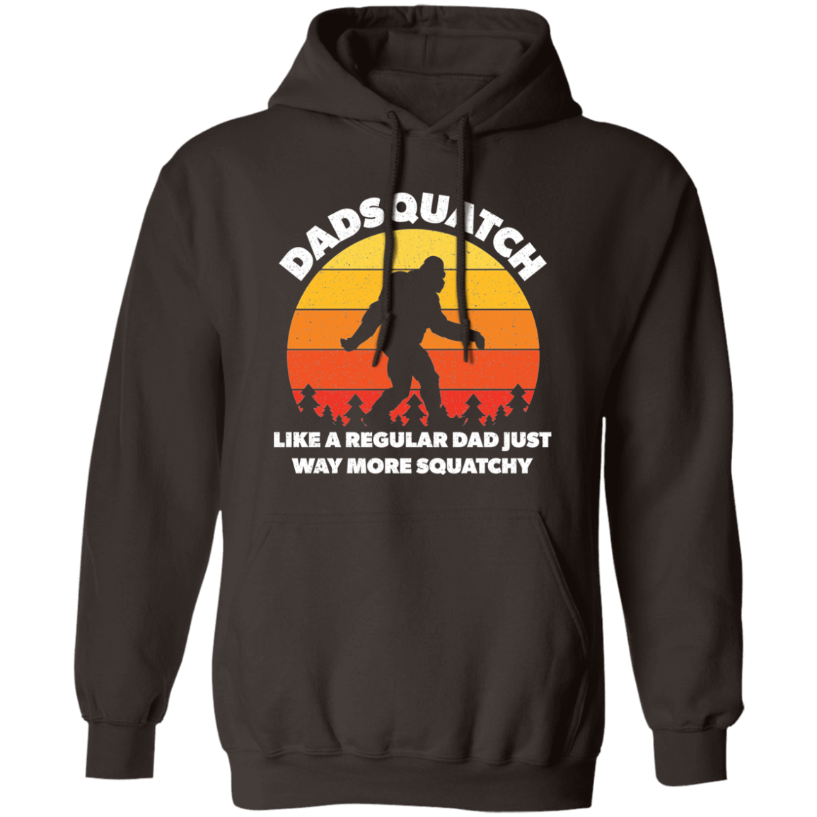 Brown Dadsquatch hoodie