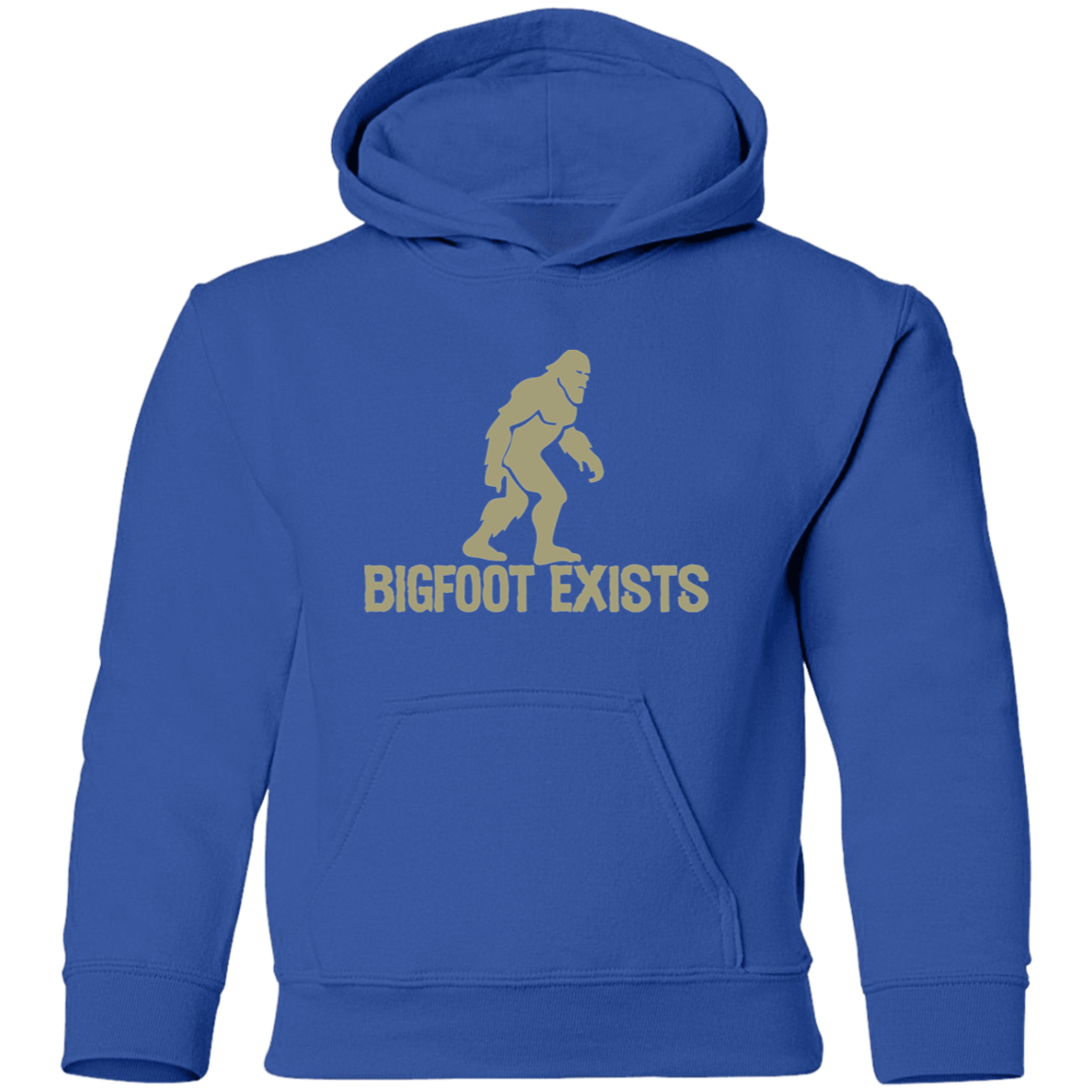Bigfoot Exists Youth Pullover Hoodie