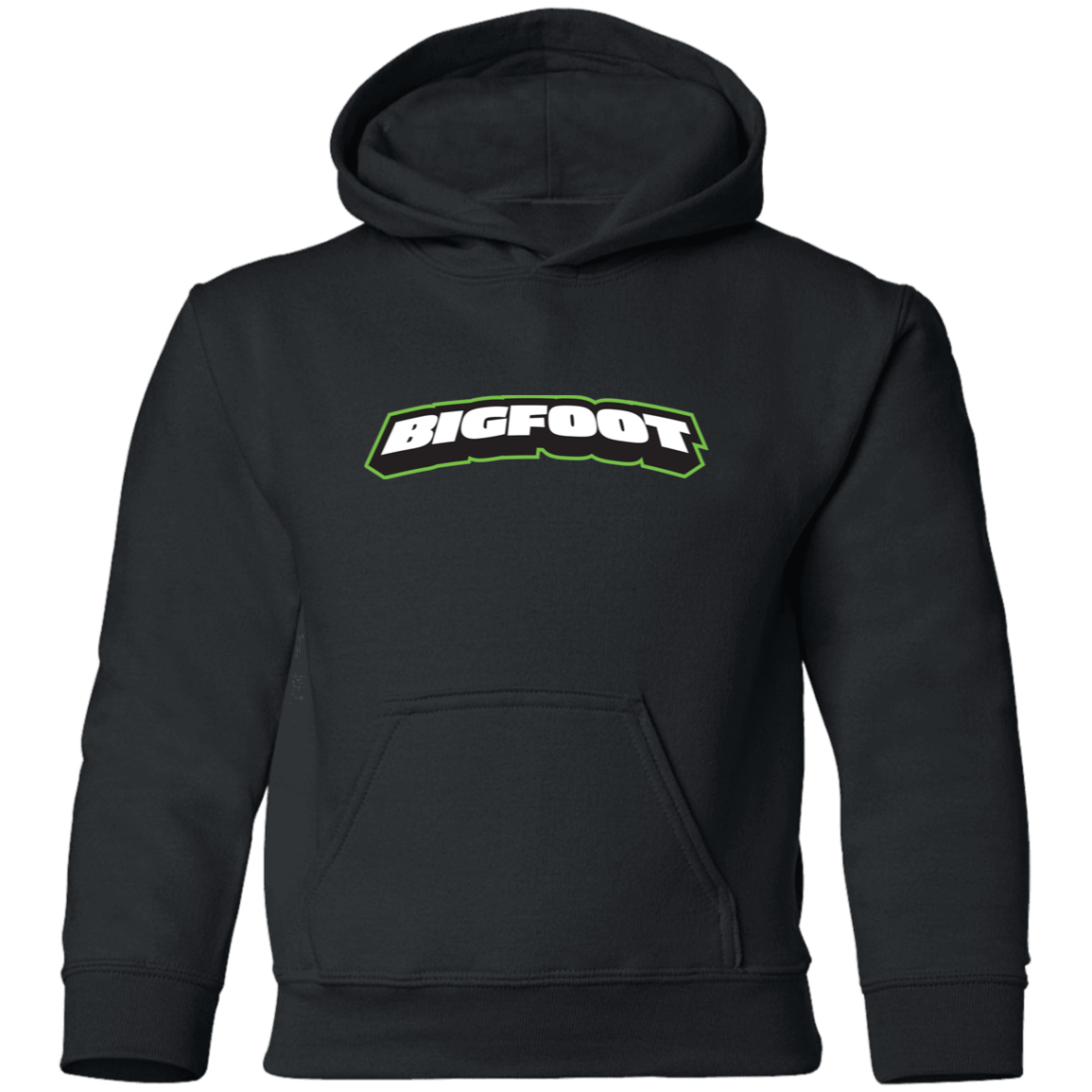 Bold Text Bigfoot Youth Pullover Hoodie