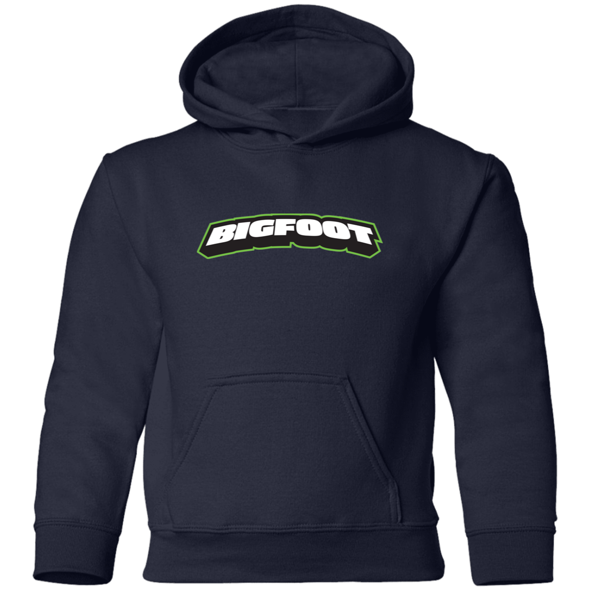 Bold Text Bigfoot Youth Pullover Hoodie