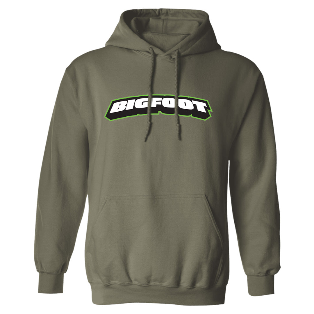 Military Green Bigfoot Hoodie for Adults