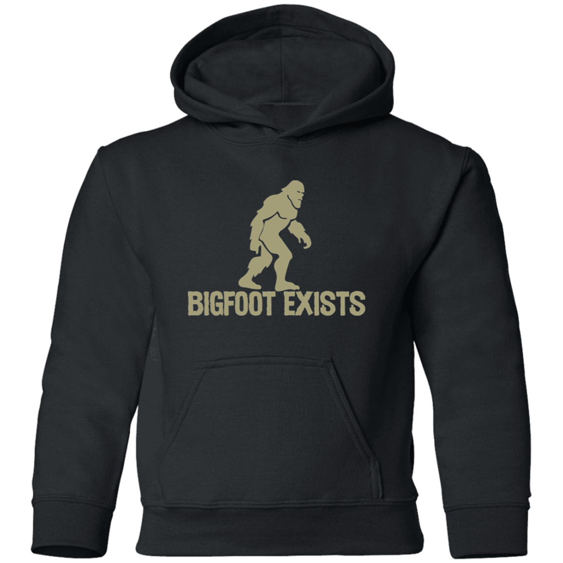 Bigfoot Exists Youth Pullover Hoodie