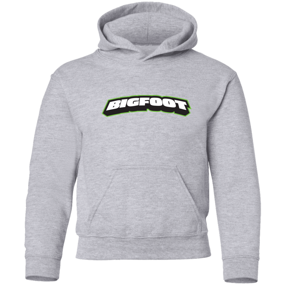 Bold Text Bigfoot Youth Pullover Hoodie