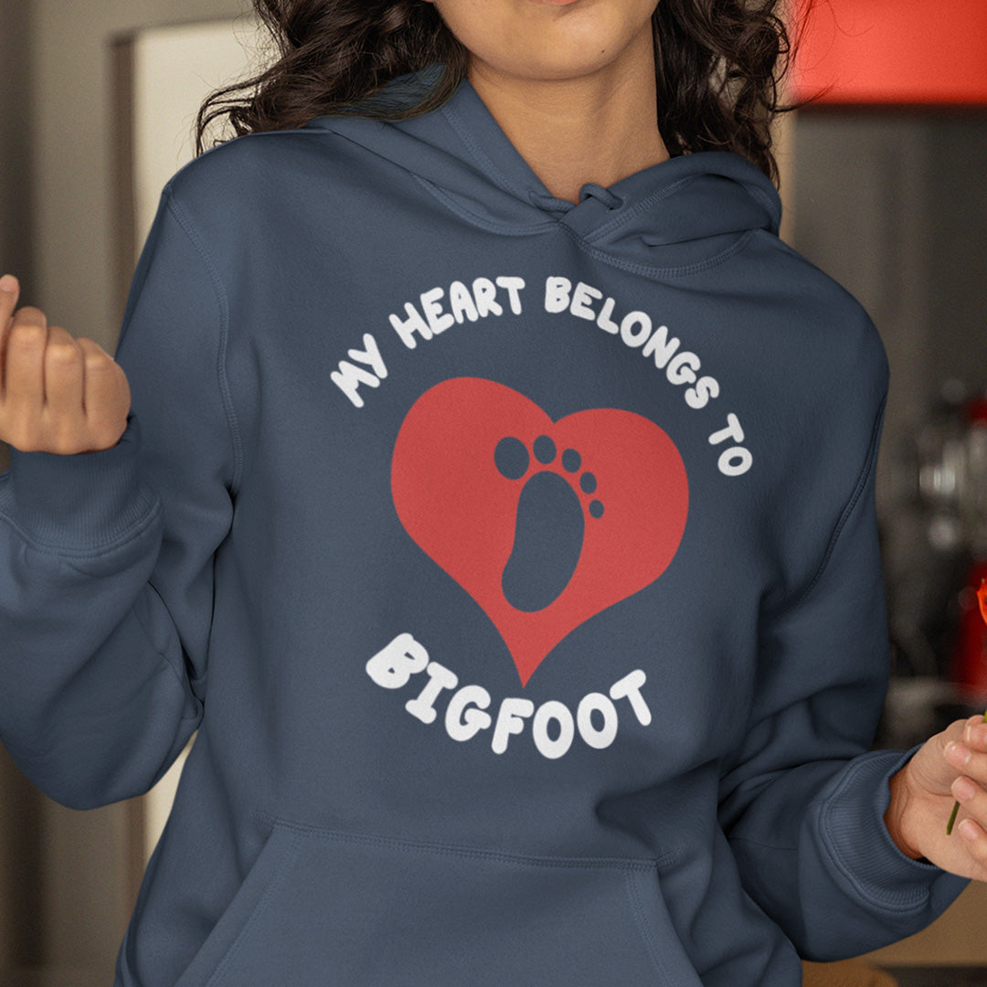 My Heart Belongs to Bigfoot Hoodie