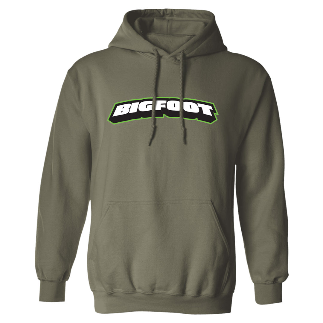 Military Green  Bigfoot Hoodie for Adults